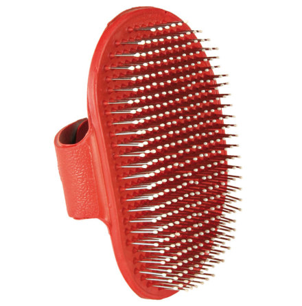 Terrierkarda av Gummi med st�lpiggar 12,5x7,5 cm