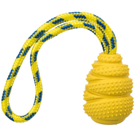 Hundleksak Sporting Jumper med rep, naturgummi