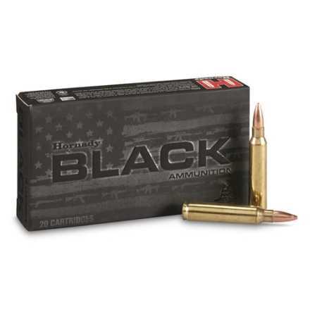 Hornady .223 62gr FMJ Black