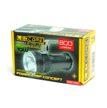 Ledcore 10W 800 Lumen rechargeable