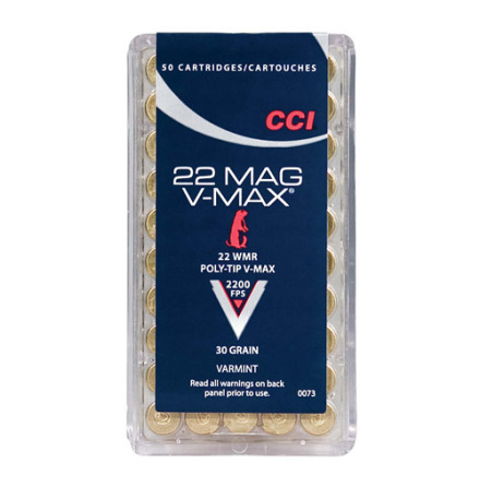 CCI 22WMR 30gr V-Max Polytip