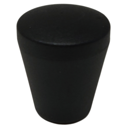 Slutstycksknopp Termoplast Svart M6