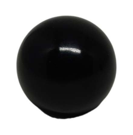 Slutstyckskula H�rdplast Svart M6