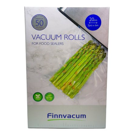 Finnvacum Vakuumrulle 20cmx6m 2st