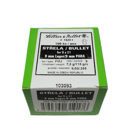 S&B Kula 9mm Luger 124 gr 100st