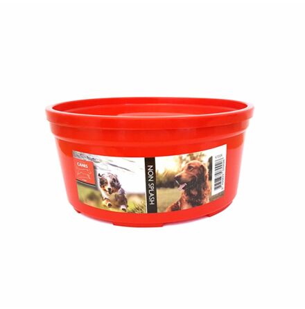 Active Canis Non spill Sk�l R�d Plast 1,4L 18cm