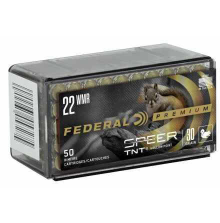 Federal .22 WMR 30gr TNT HP