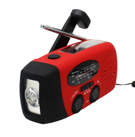 Fritid & Vildmark Vevradio m ficklampa