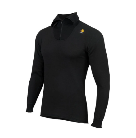 Aclima Warmwool Polo Jet Black