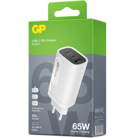 GP V�ggladdare GaN 65W