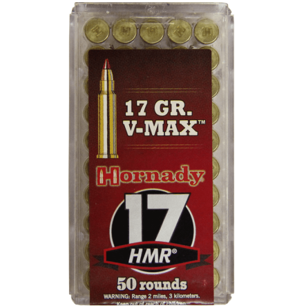 Hornady 17 HMR 17gr V-Max