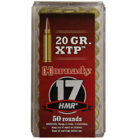Hornady 17 HMR 20gr XTP